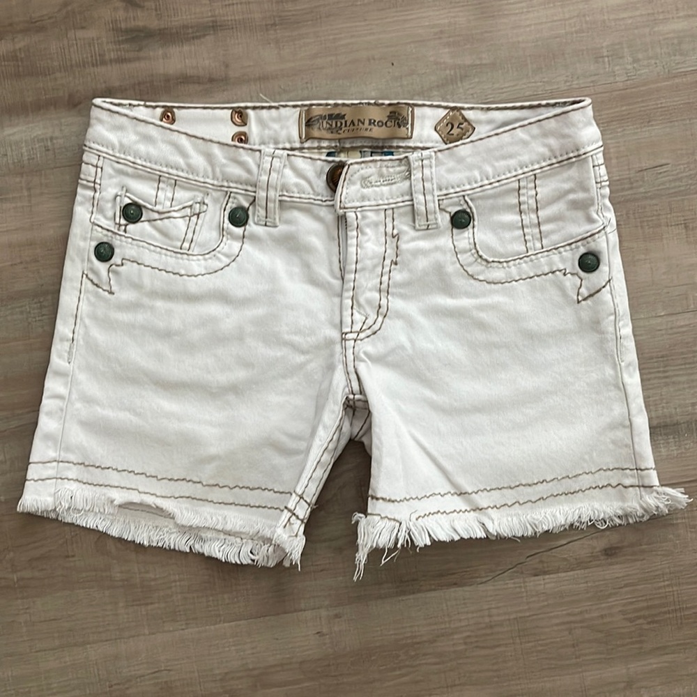 Indian Rock Culture Jean shorts. Size 25, low rise. Perfect condition